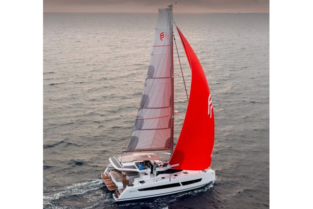 FP41 under sail